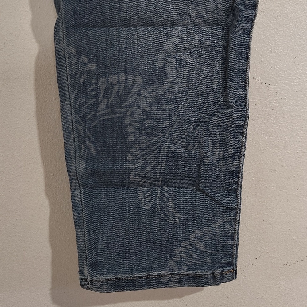 Chaps Blue Patterned Jeans - image 4